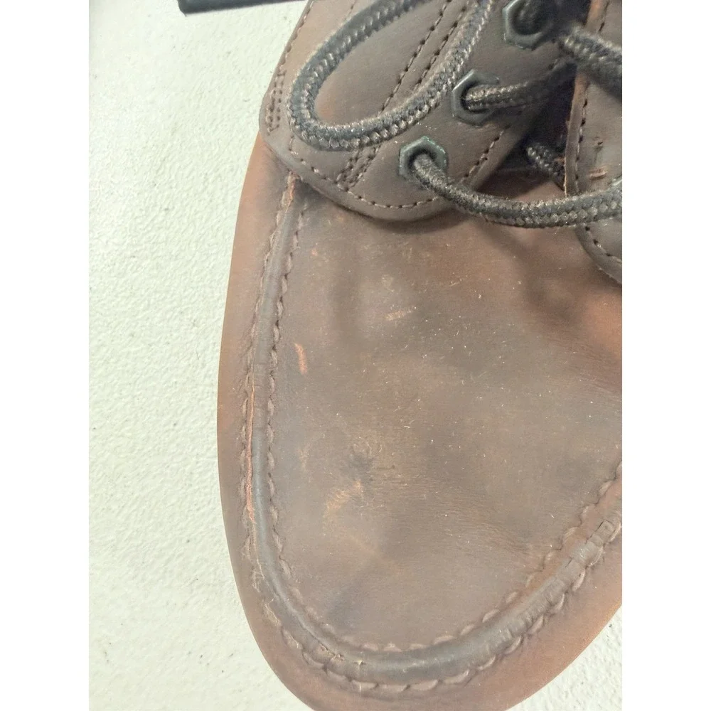 Vintage Eastland Falmouth Oxford Boat Shoes Mens 11.5 D Brown Leather Casual‎